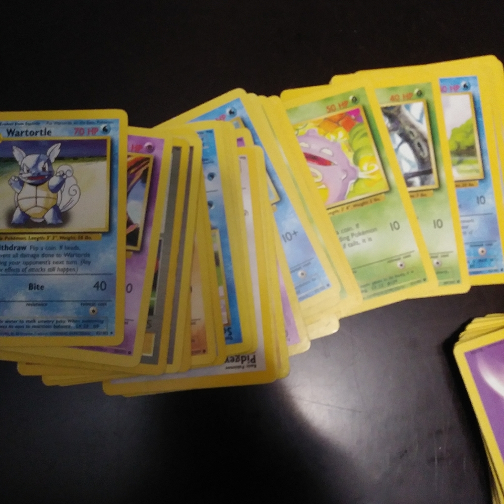 100+ Pokemon cards (Base set) 1995, 96, 98